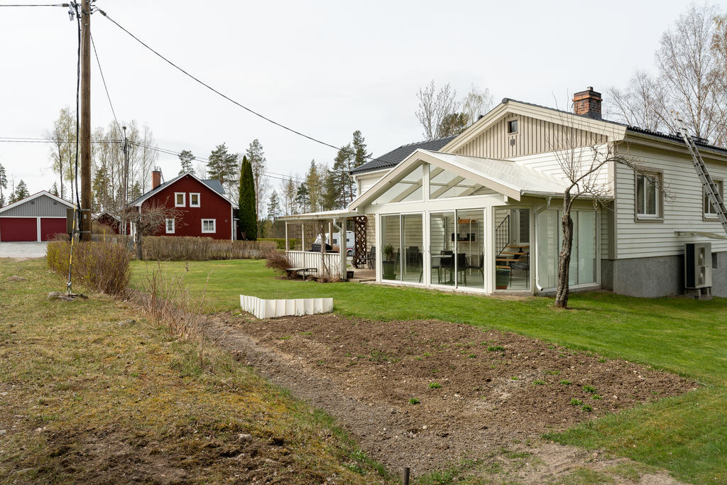 Gavelsida av huset