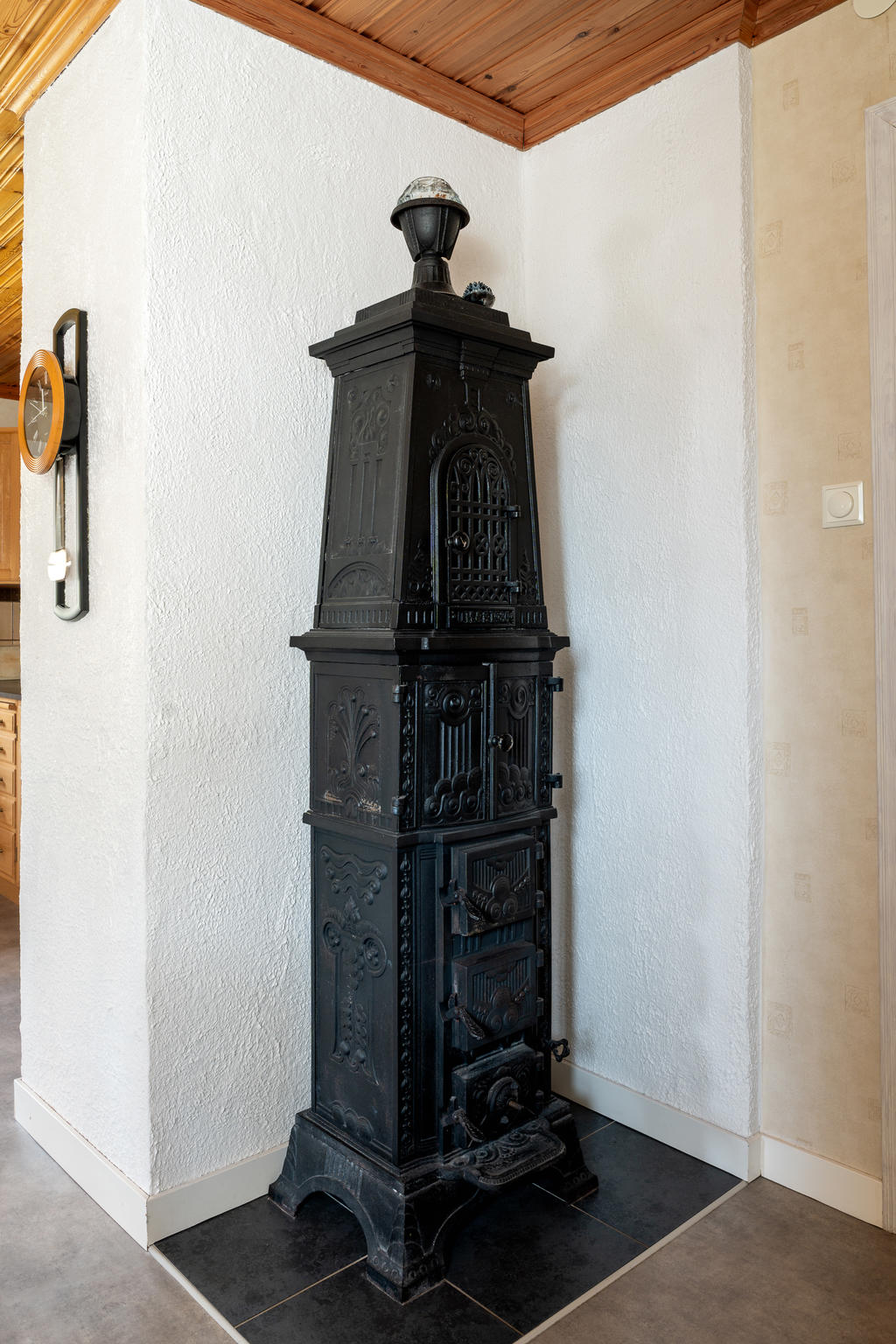 Kamin i köket