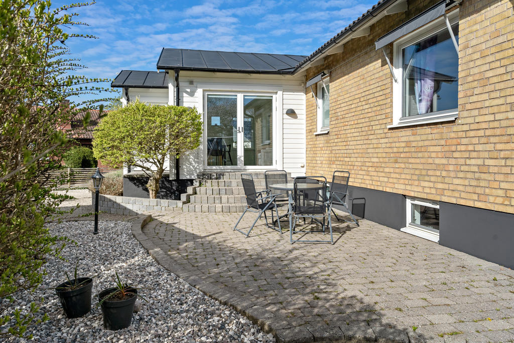 Stensatt uteplats