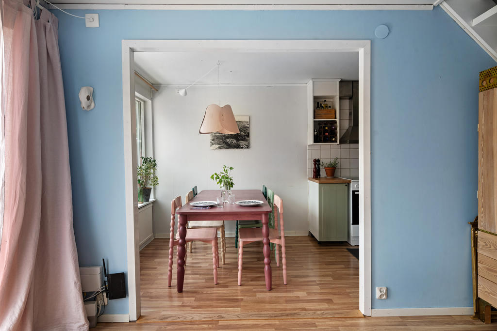 Här går det enkelt att ha långbord med flera middagsgäster