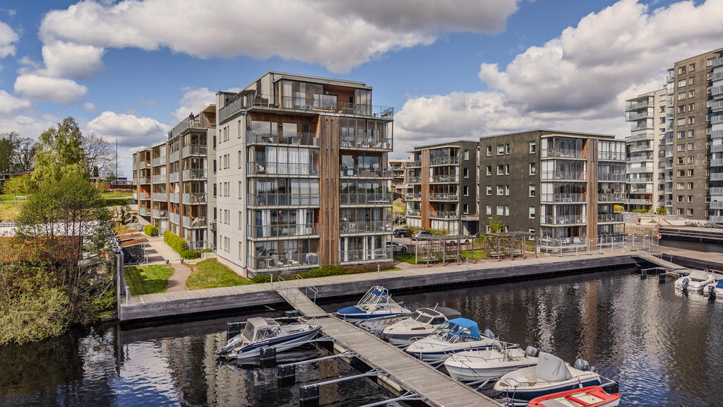 Båtlivet i direkt anslutning till lägenheten