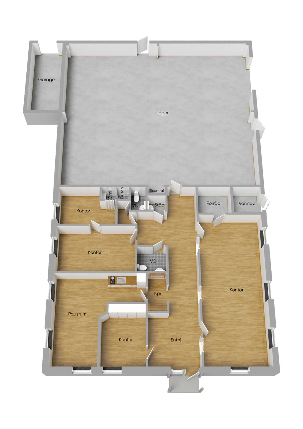 Planlösning 3D