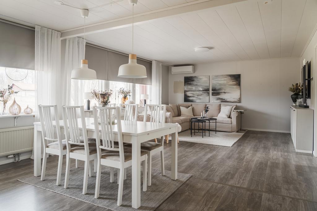 Matplats mot vardagsrum