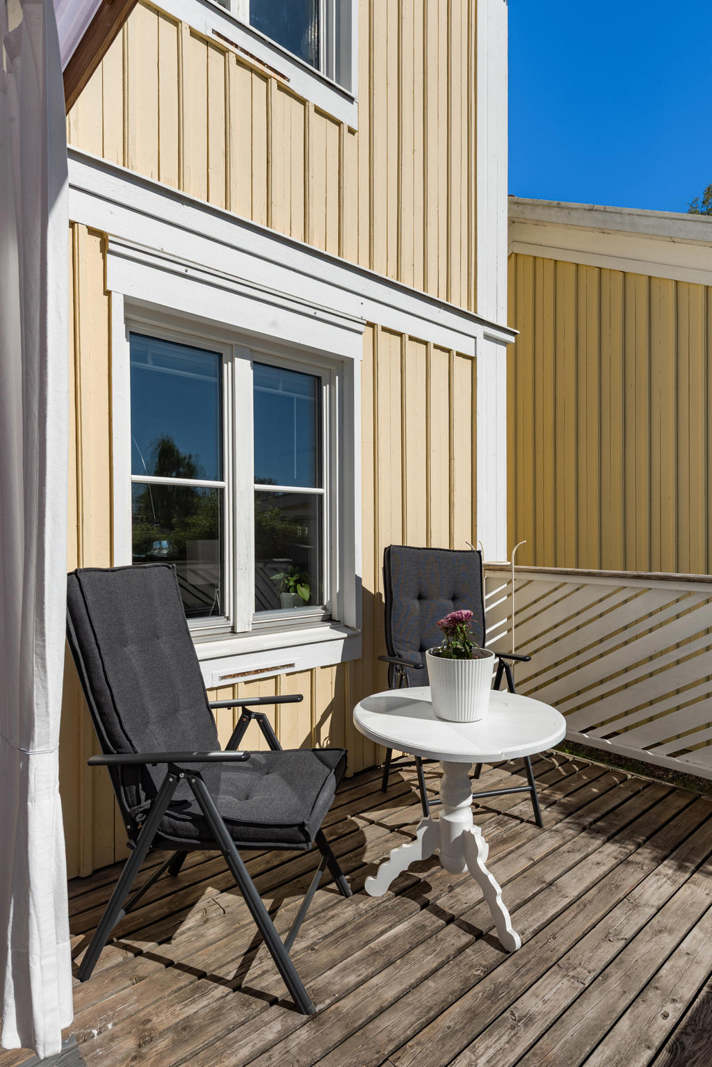Del av den öppna altanen