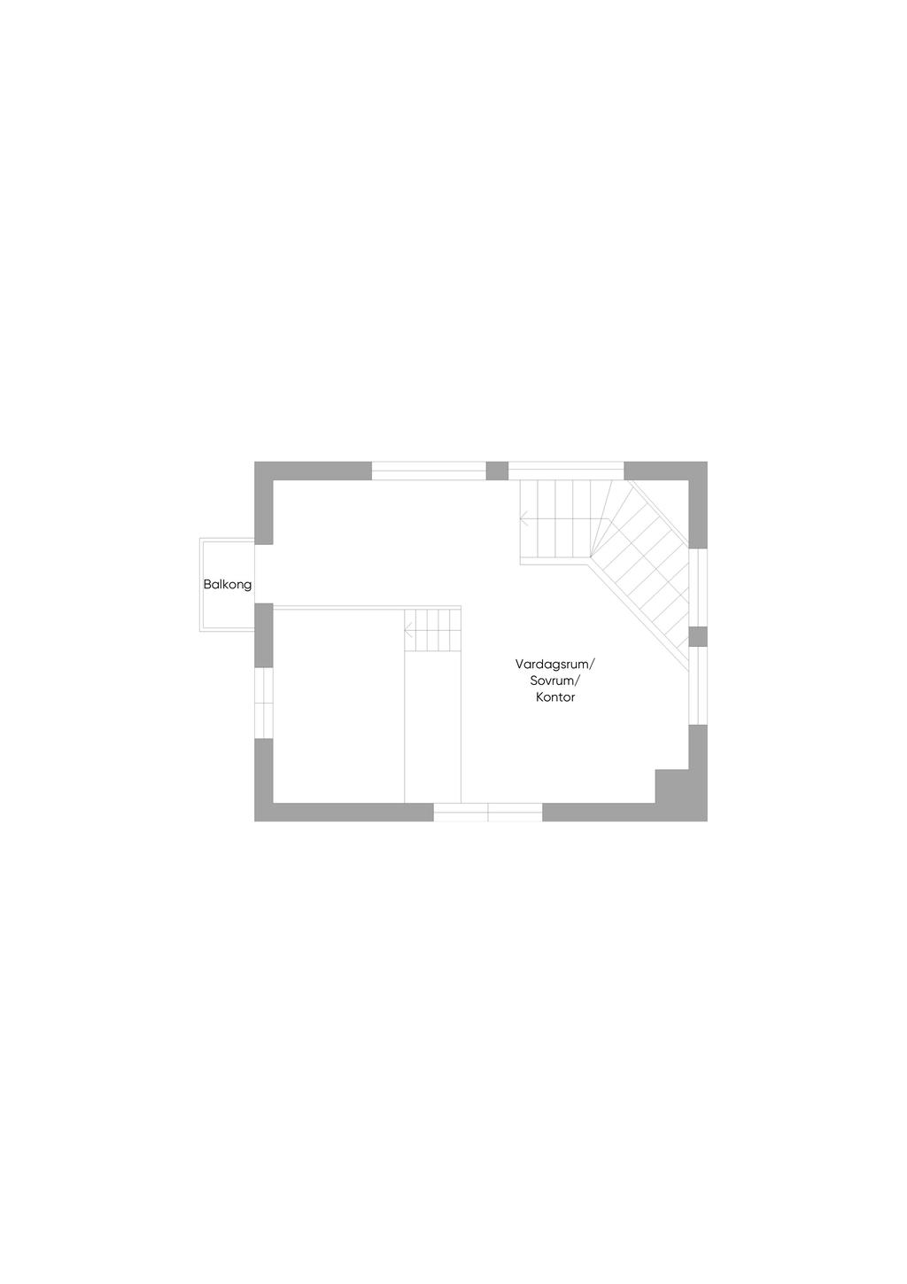 Övre plan/tornrum 
