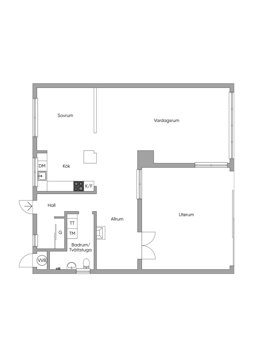 Planlösning 2D