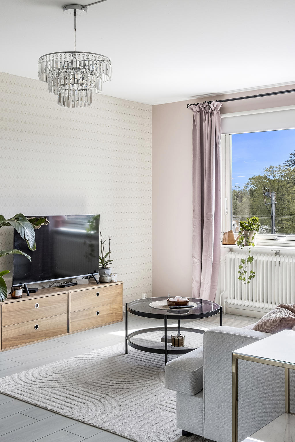 Detaljbild i vardagsrum