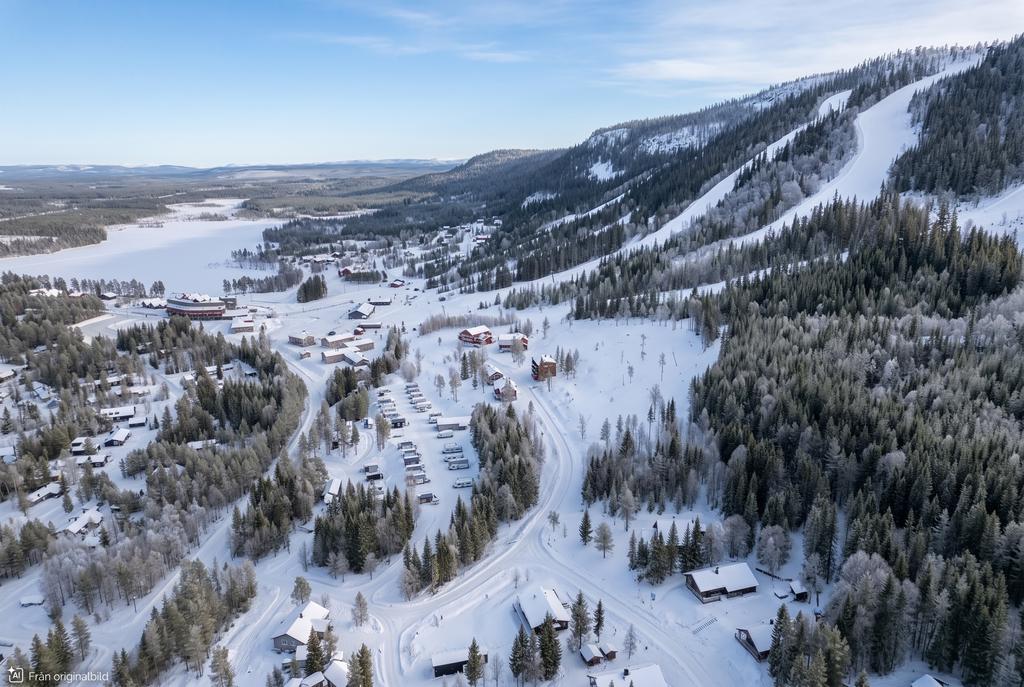 Vinterbild över Klövsjö skidområde
