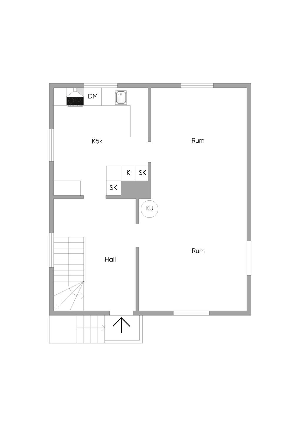 Planlösning Entréplan