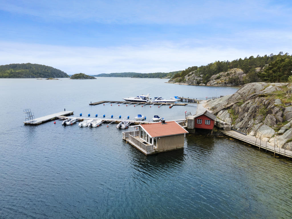 Flytande bastu finns i området