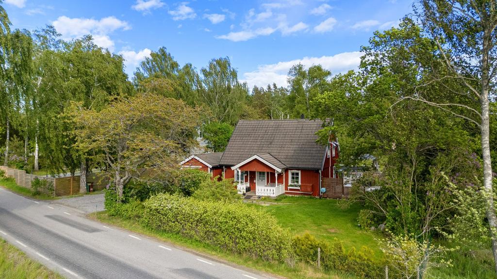 Grönska runt hela tomten
