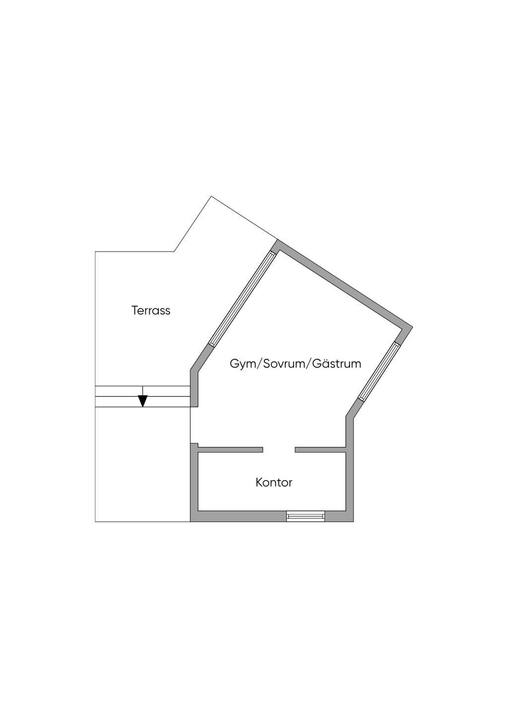 Gästhus/ Gym/ Kontor
