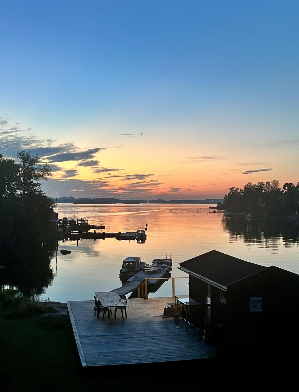 Rosa himmel ovan Tallvägen 16 