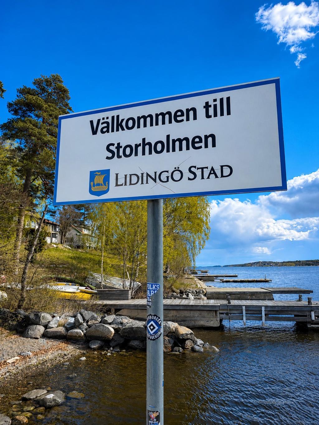 SL Båtstation ca 2 min från Tallvägen 16, Storholmen Norra