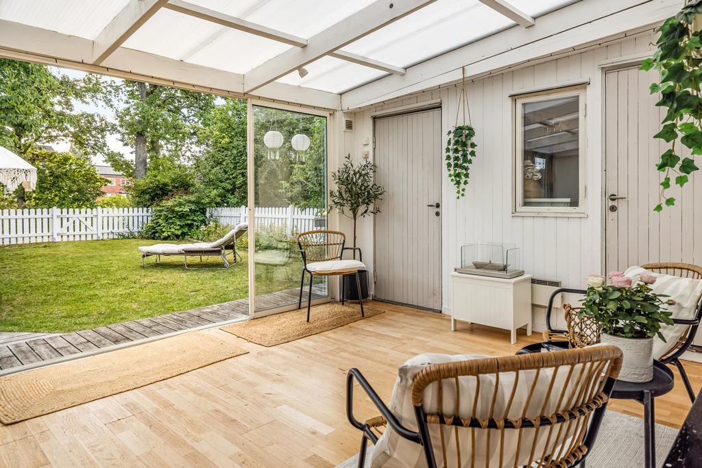 Skjutdörrar suddar ut gränsen mellan ute och inne 