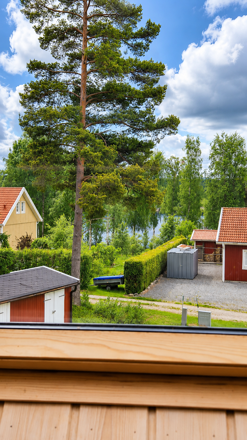 Utsikt från takfönster
