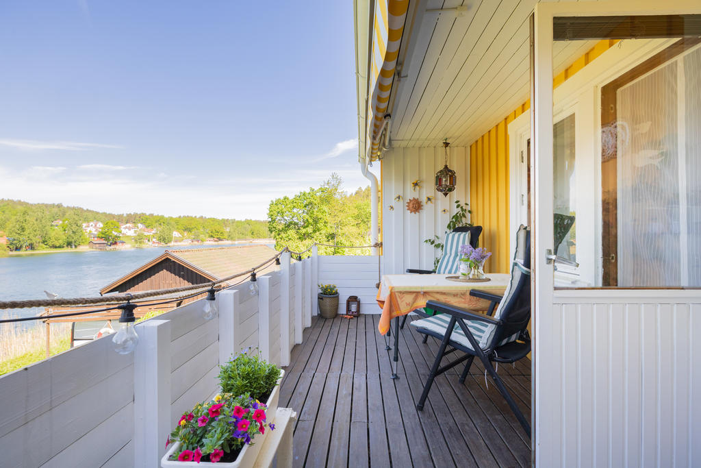 Kvällssol på balkongen