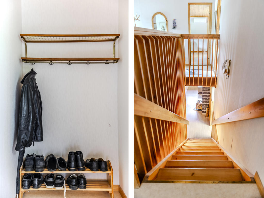 Trappan ner i anslutning till hallen