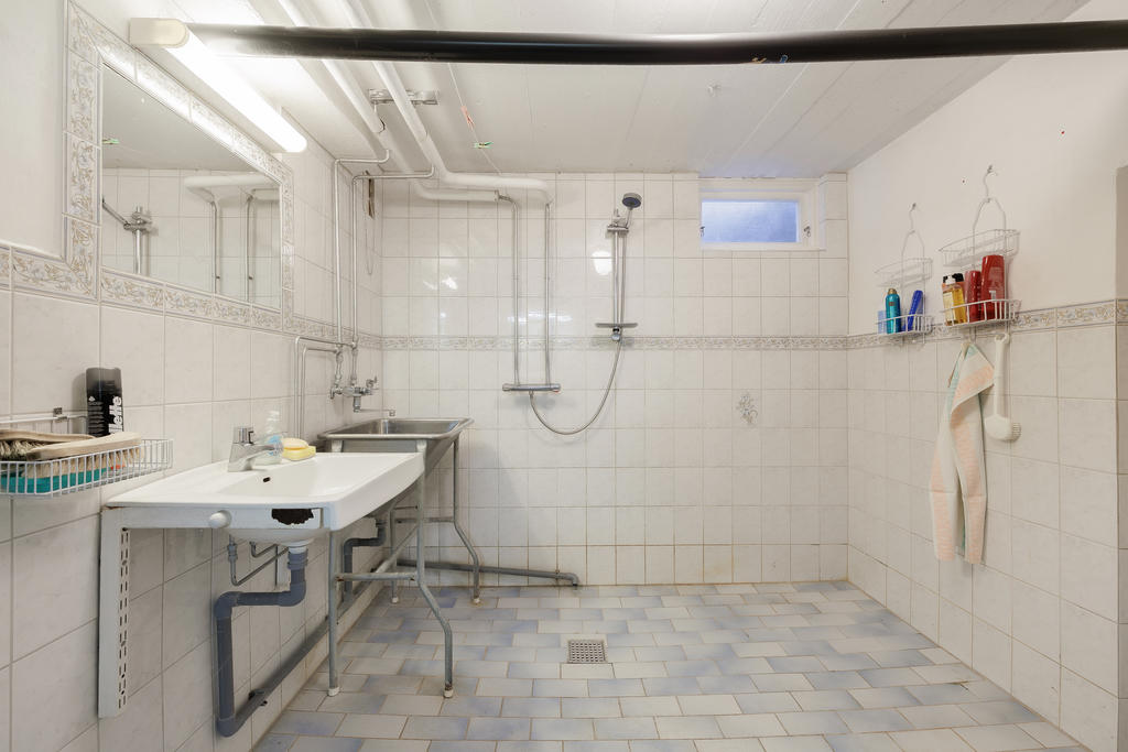 Dusch i tvättstugan