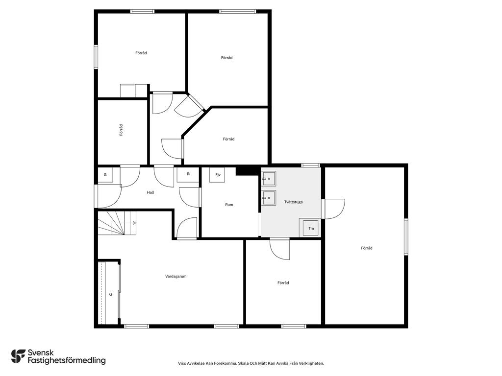 Planritning källarplan