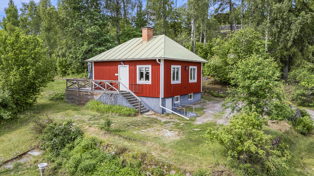Entré med trapp upp