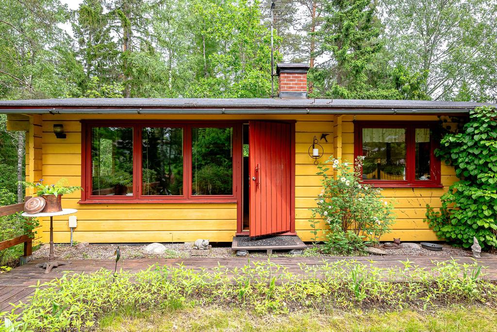 Rart litet fritidshus för sommarbruk
