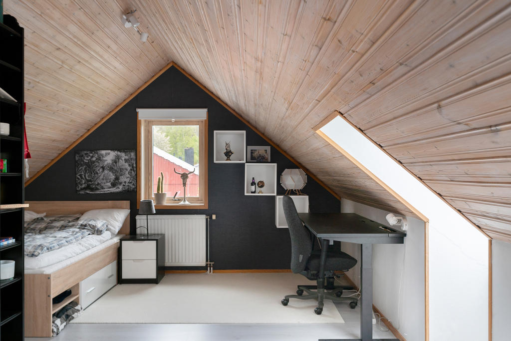 Loft ovanför garage