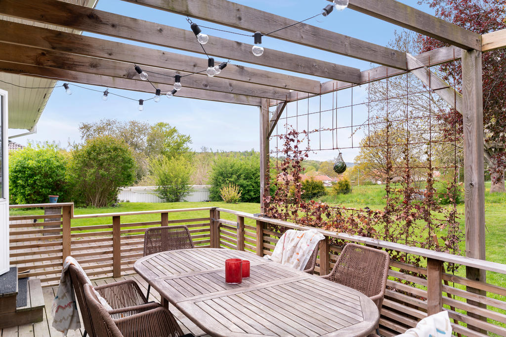 Uteplats, pergola 