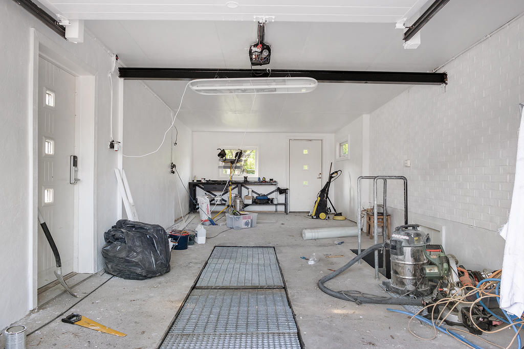 Garaget med smörjgrop