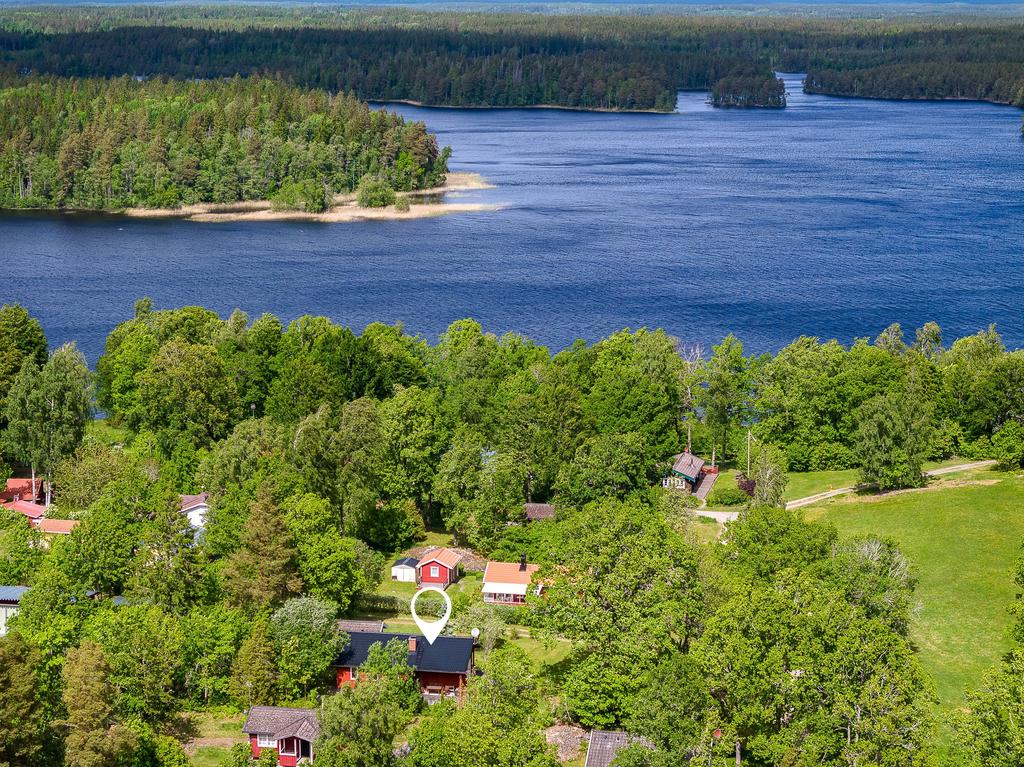 Vinterbonat fritidshus 2 min promenad från badplats