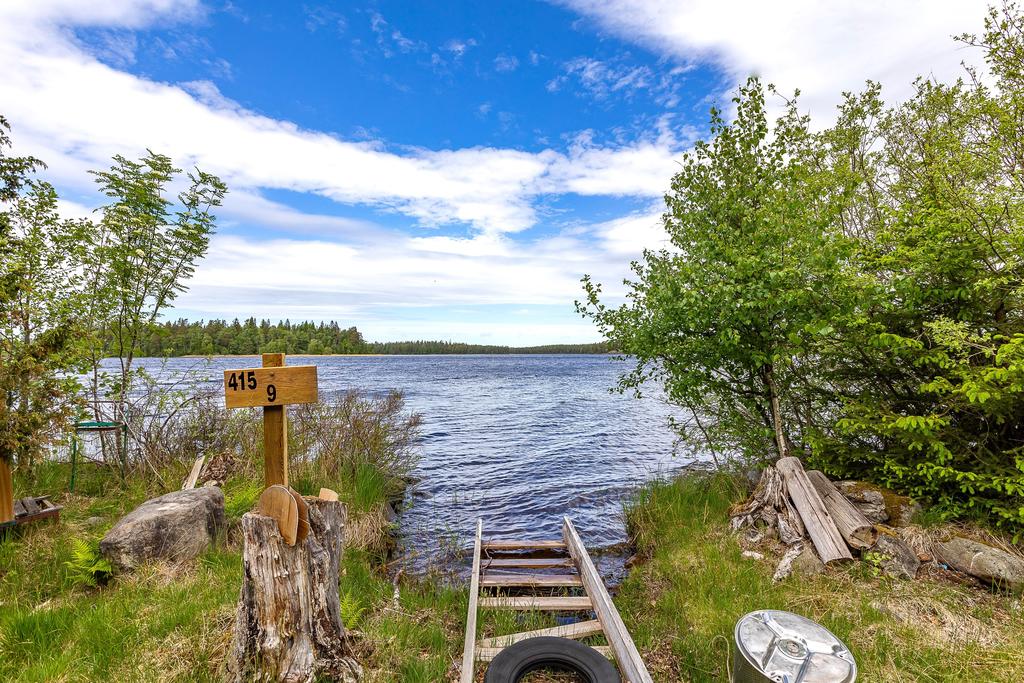 Båtplats med ramp man får genom samfälligheten