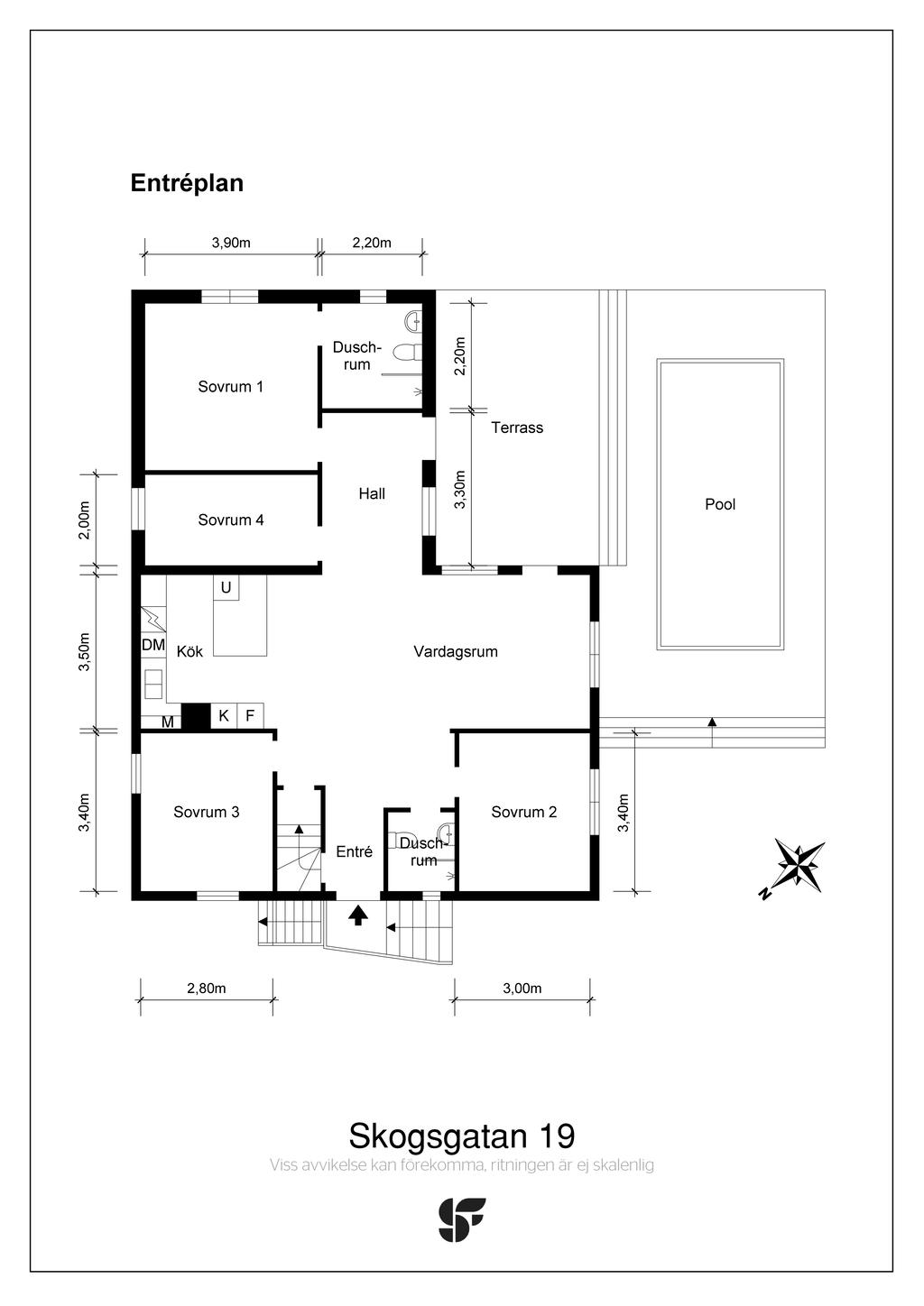 Planritning entréplan