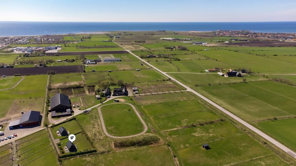 Flygfoto över Bölse mot havet.