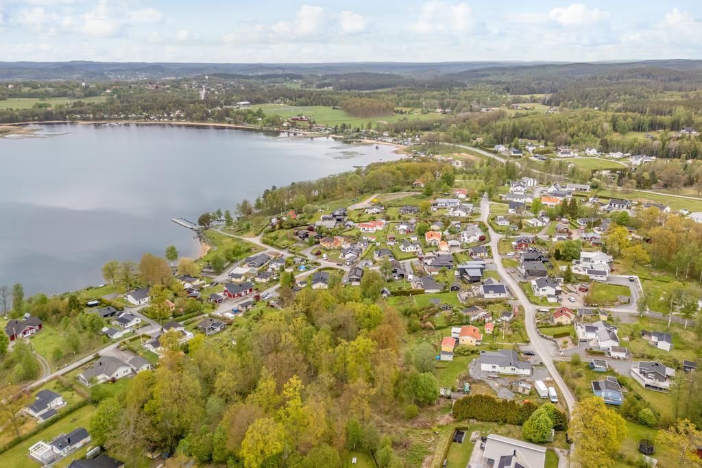 Vy mot Hanatorps camping