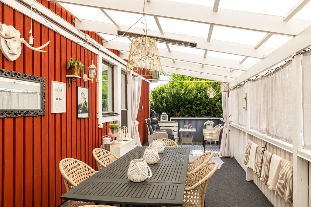 Uteplats med tak