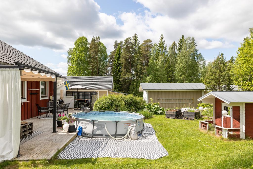Husets baksida