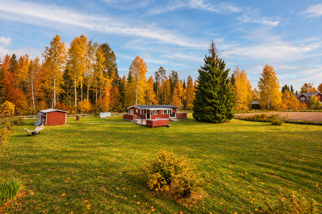 Höstfärgerna i bilden är virtuellt redigerad.