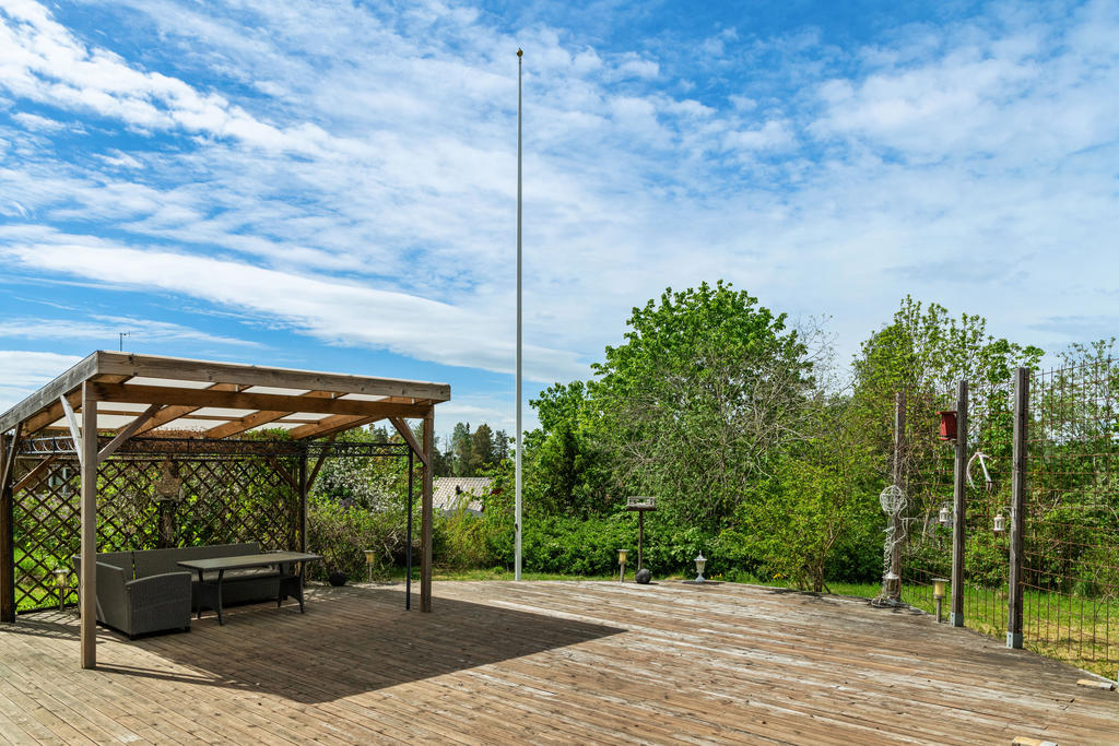 Altandäck med pergola
