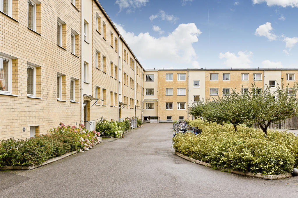 Området utanför byggnaden
