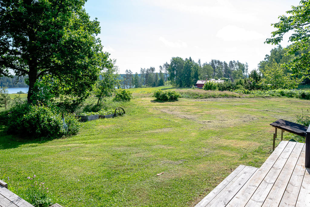 Utsikt från sommarstugorna