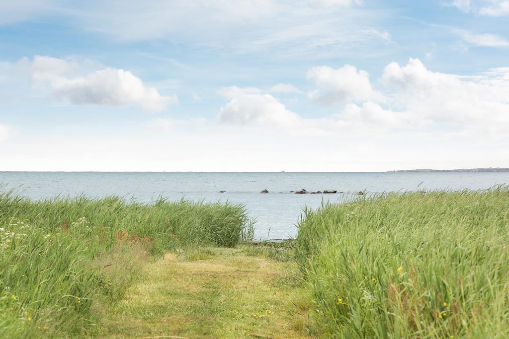 Rosendals strand ligger på bekvämt gångavstånd från bostaden.