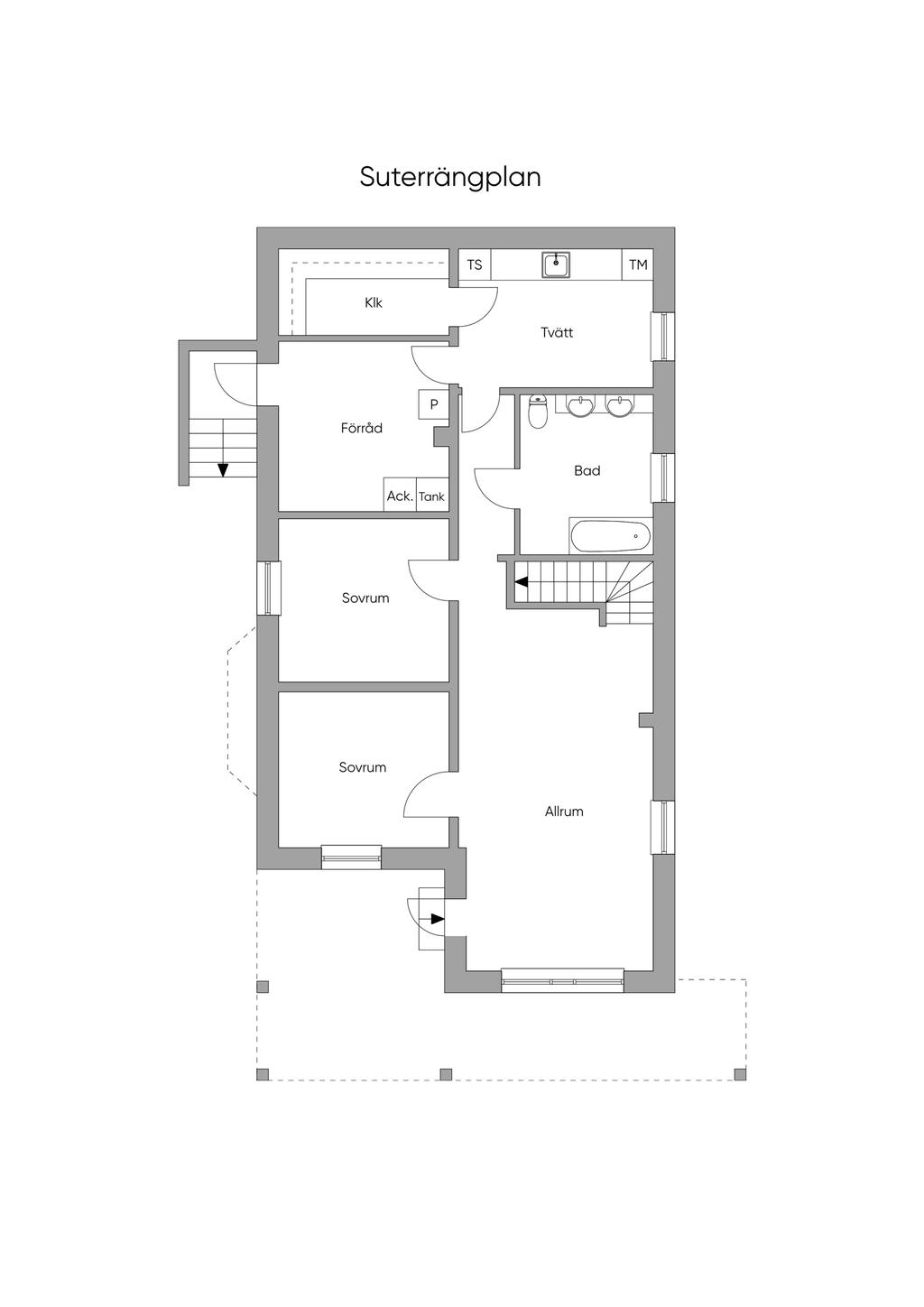 Suterrängplan