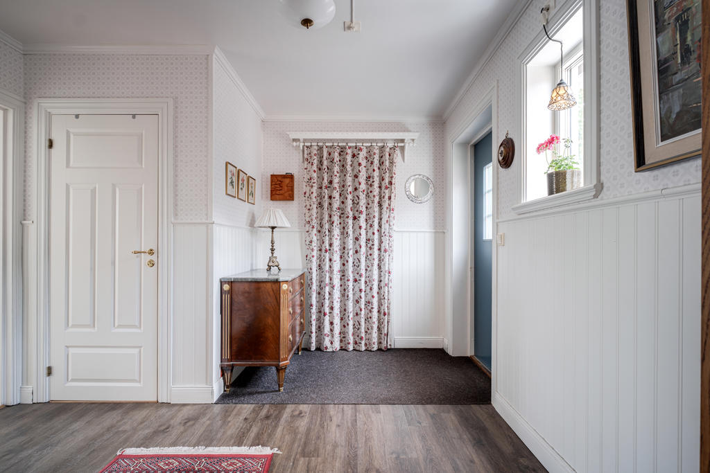 Hall med goda förvaringsmöjligheter