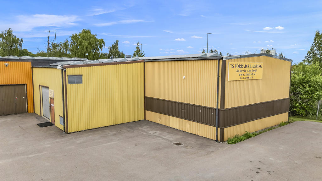 Norra gaveln med förrådshotell