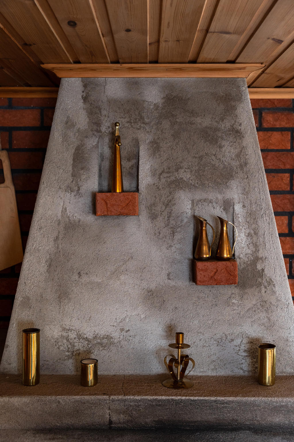 Detaljbild kamin