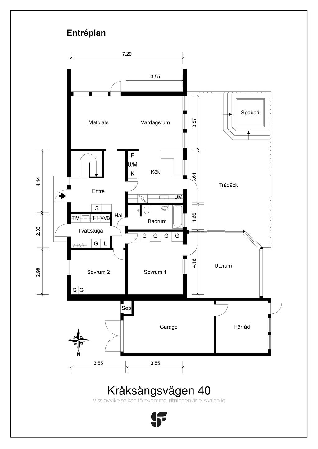 Planritning entréplan