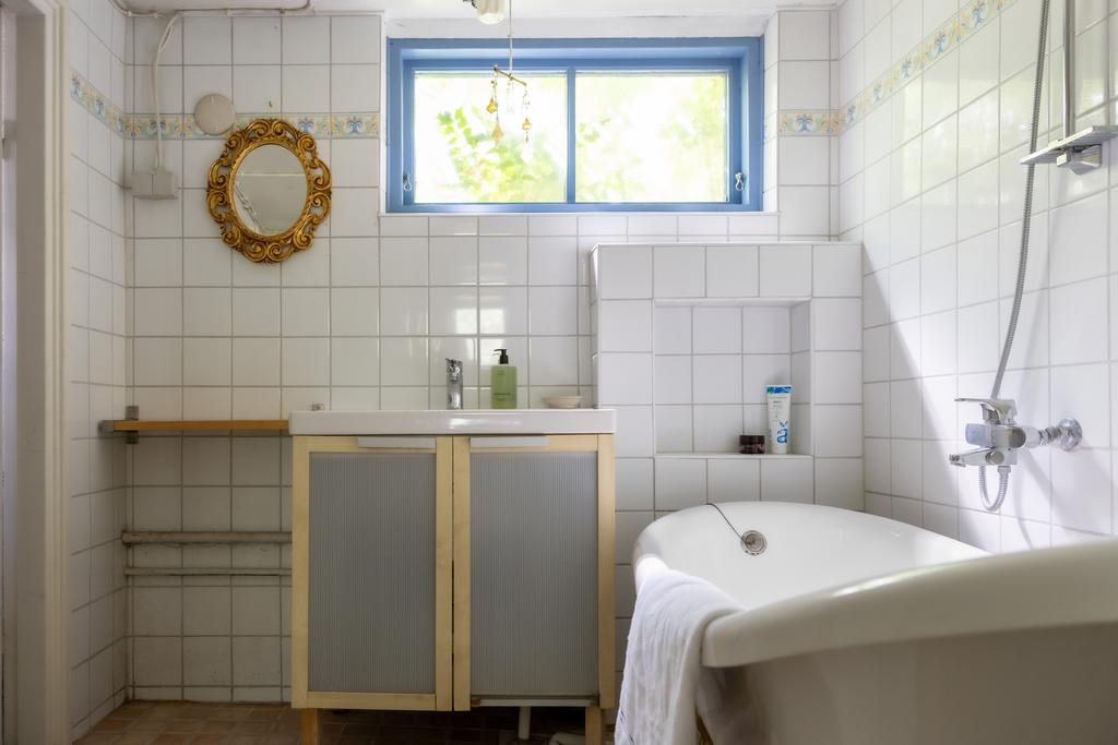 Badrum i källare