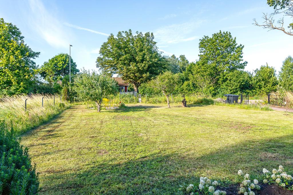 Stor härlig platt tomt på framsidan