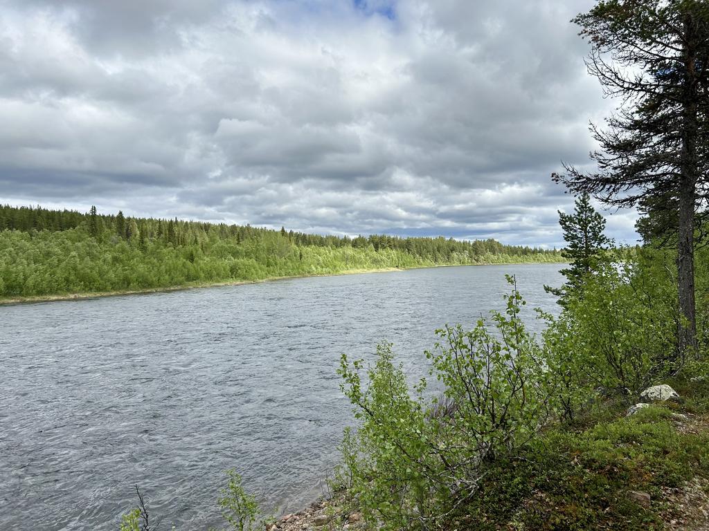 Utsikt över Kaitumälven
