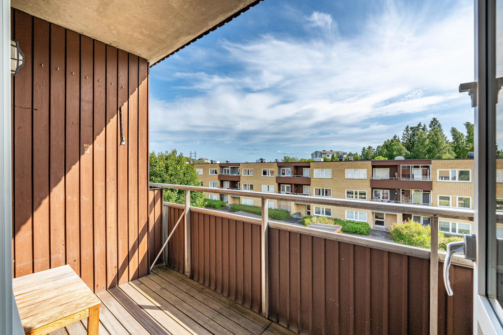 Balkong i söderläge